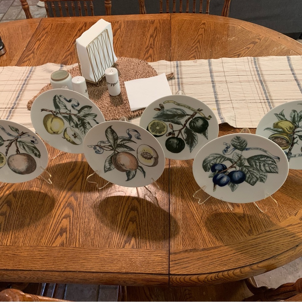 Bareuther Fruit Plates: Set of 6